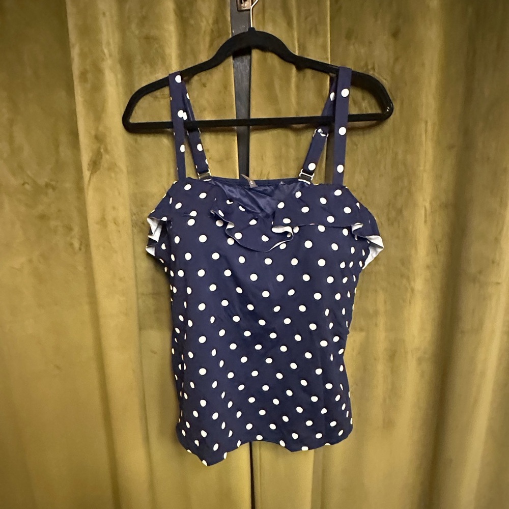 Lands' End Navy Blue Top